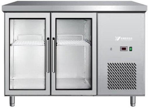 PACIFIC 2 Glass Door Underbar Refrigerator - 1360mm